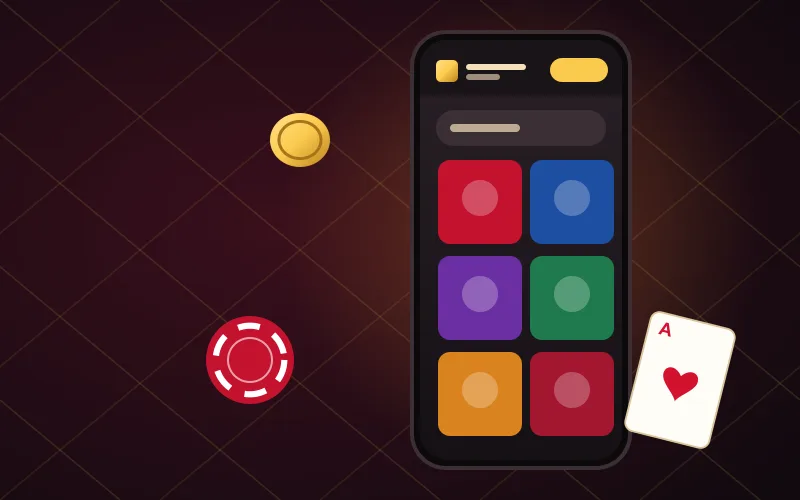 Book of Bet casino app-free mobile lobby on a phone screen