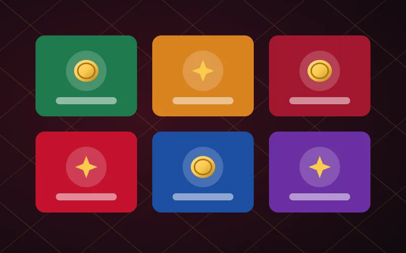 Book of Bet online casino game studios as colourful game tiles
